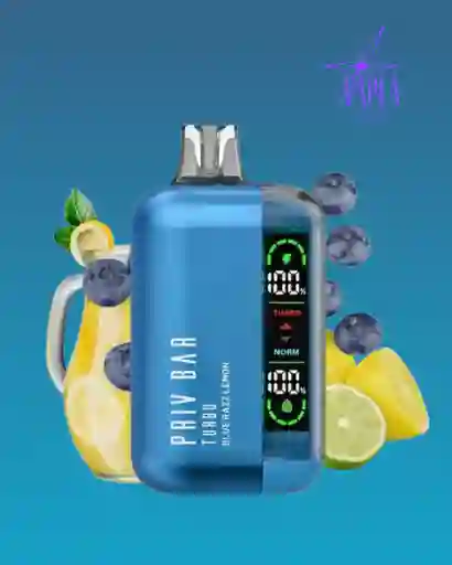 Vaporizador Desechable Priv Bar 15.000puff Frambuesa Azul