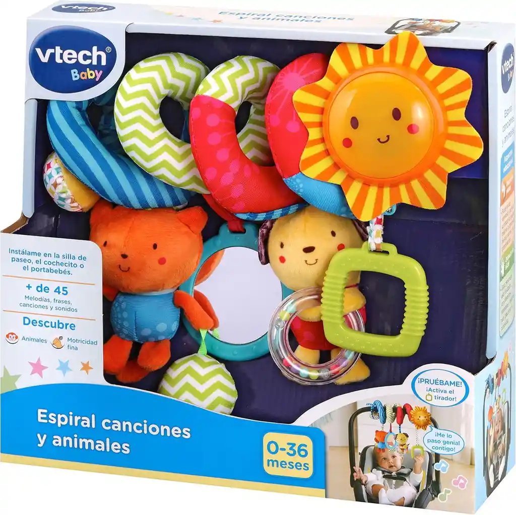 Juguete De Estimulación Espiral Con Canciones Para Bebés