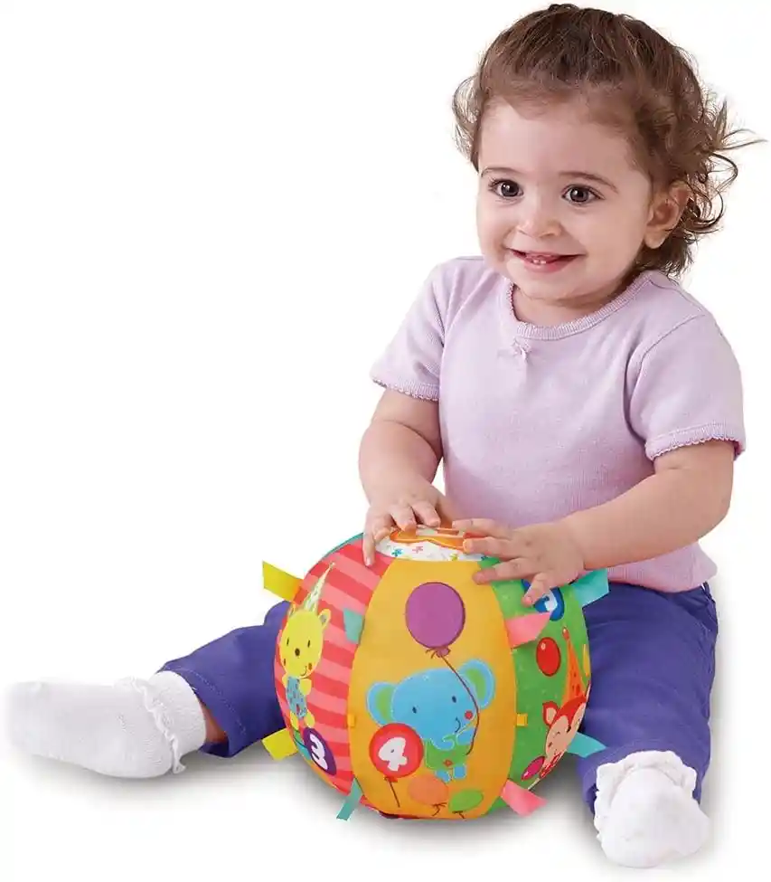 Juguete De Estimulación Bola Con Sonidos Para Bebés