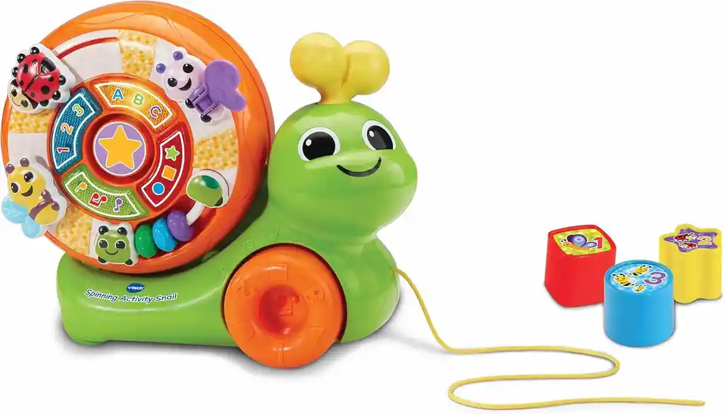 Juguete De Estimulación Caracol Con Figuras Y Colores Niños