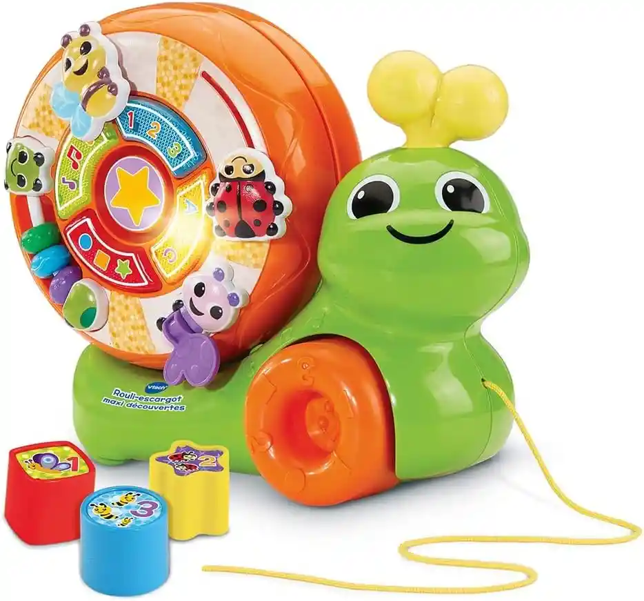 Juguete De Estimulación Caracol Con Figuras Y Colores Niños