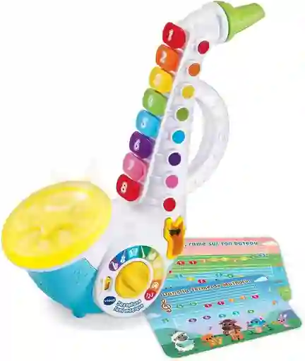 Juguete De Estimulación Saxofón Luces Y Sonidos Para Niños