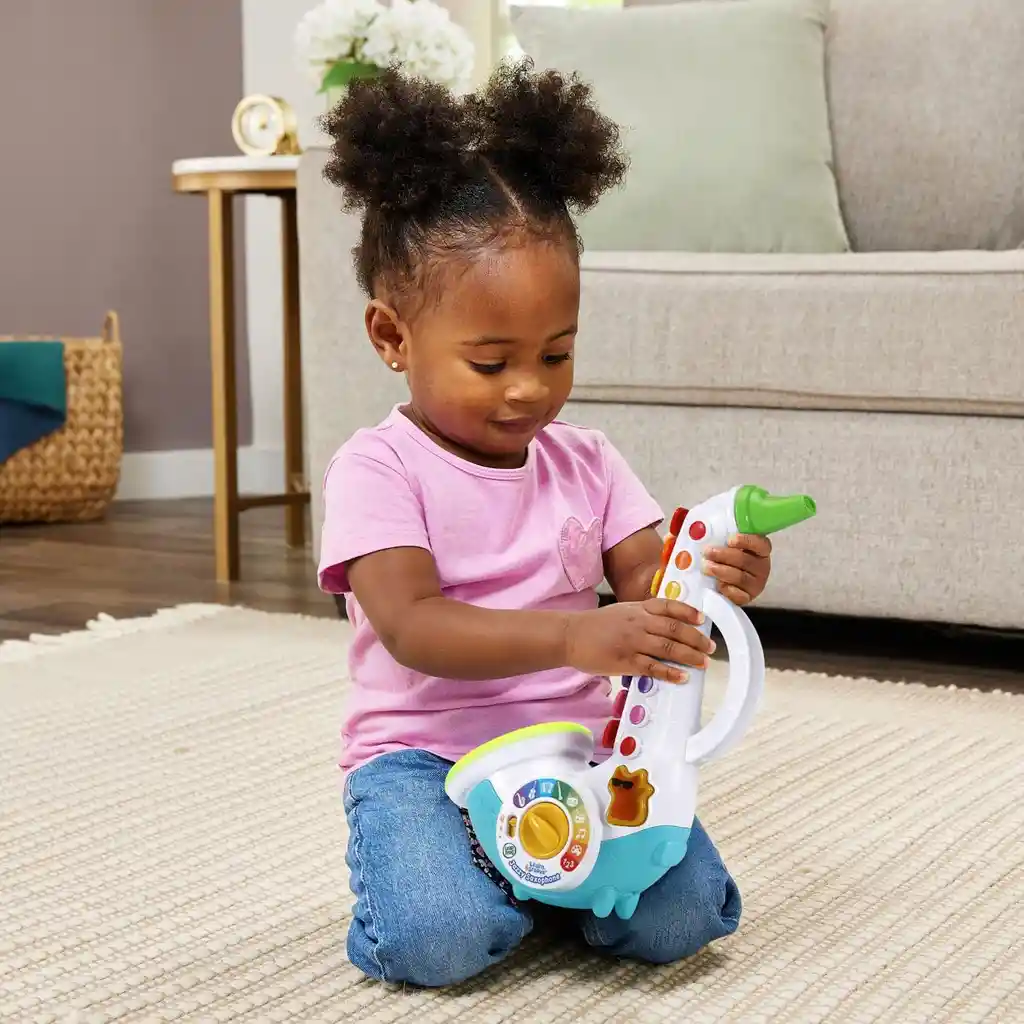 Juguete De Estimulación Saxofón Luces Y Sonidos Para Niños