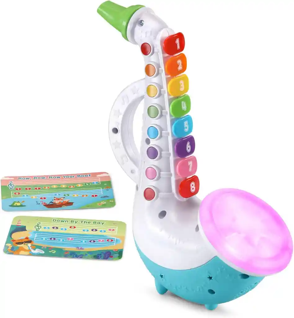Juguete De Estimulación Saxofón Luces Y Sonidos Para Niños