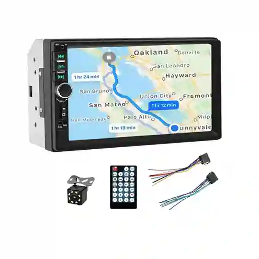 Radio Para Carro Con Bluetooth Pantalla Táctil 7018b Con Usb
