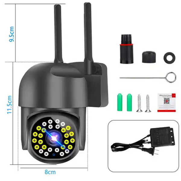 Cámara De Seguridad Exterior Inteligente Wifi Hd