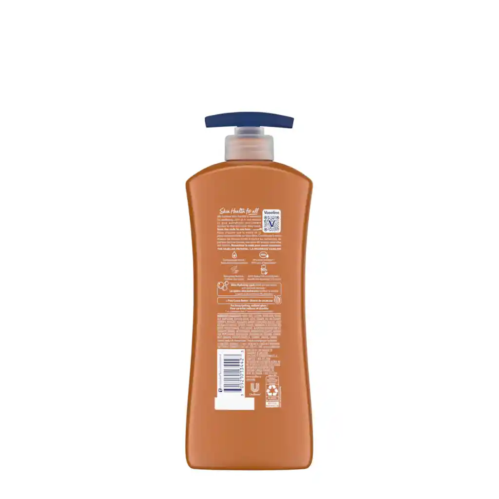 Loción Corporal Con Manteca De Cacao Vaseline Intensive Care Cocoa Radiant Lotion 600ml