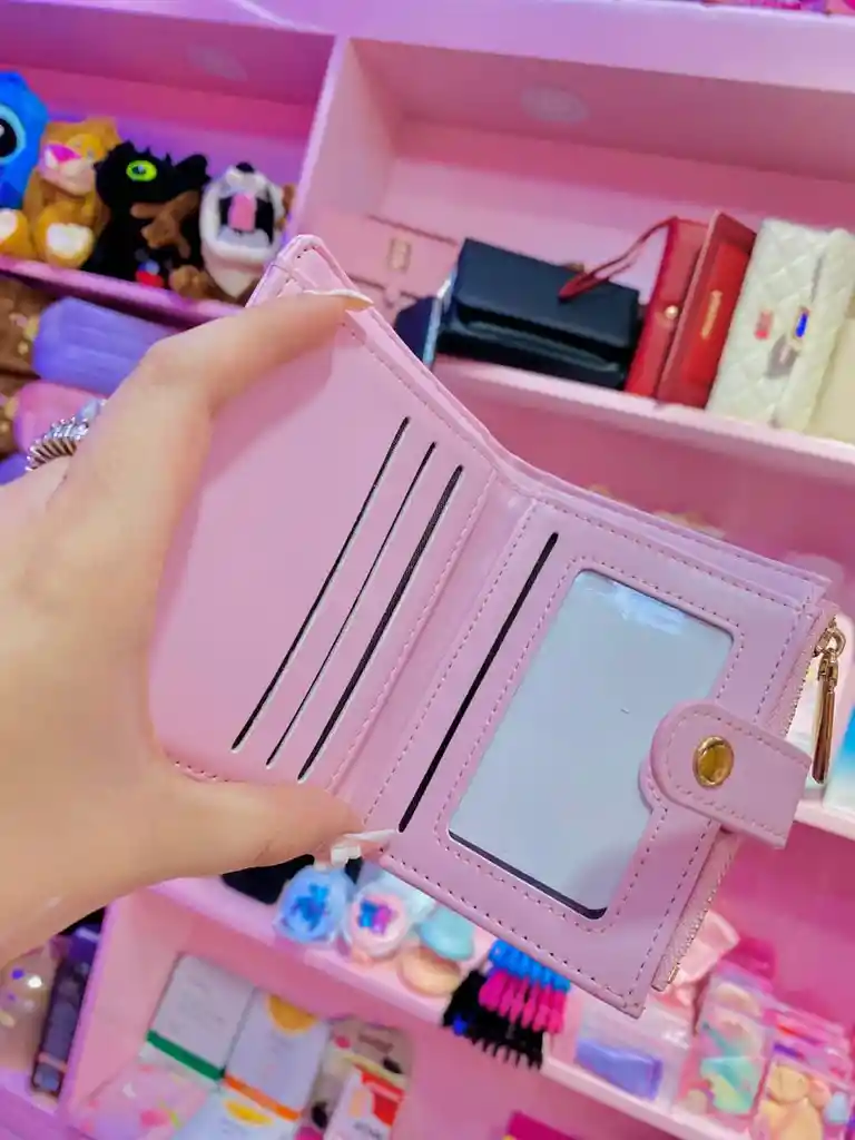 Mini Billetera Cute & Práctica 👛🌸 (colores Surtidos)