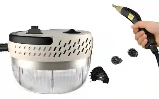 Limpiadora A Vapor De Presión Con Cabezal Y Cepillo Para Hogar