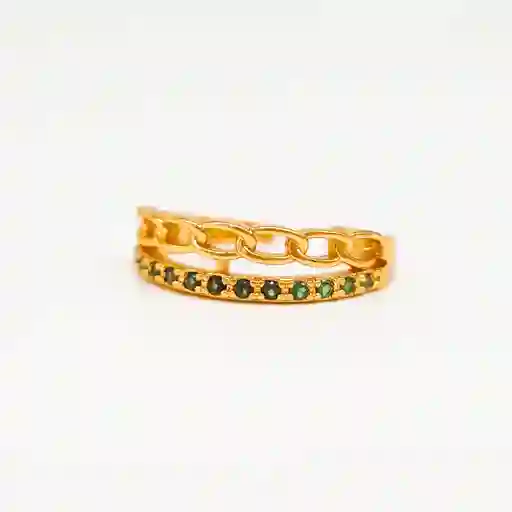 Anillo Corona En Rodio