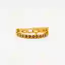 Anillo Corona En Rodio