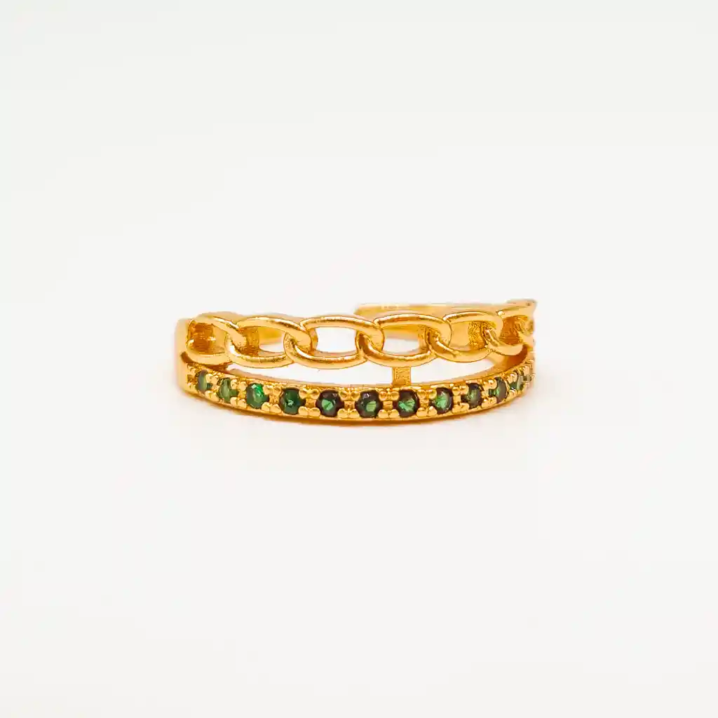 Anillo Corona En Rodio