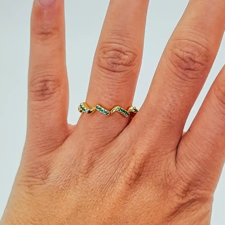 Anillo Cumbre En Rodio