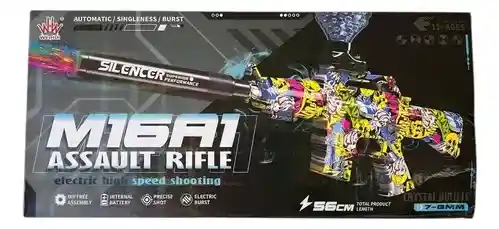 Pistola De Hidrogel Recargable M16a1
