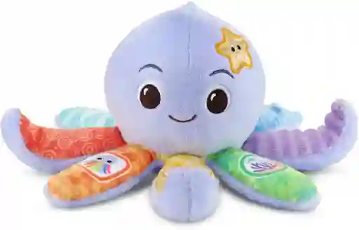 Juguete De Estimulación Peluche Pulpo Con Sonidos Para Bebés