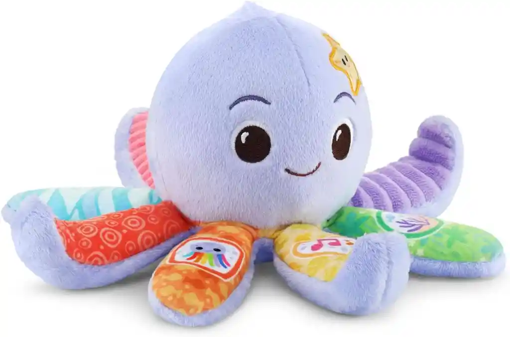 Juguete De Estimulación Peluche Pulpo Con Sonidos Para Bebés
