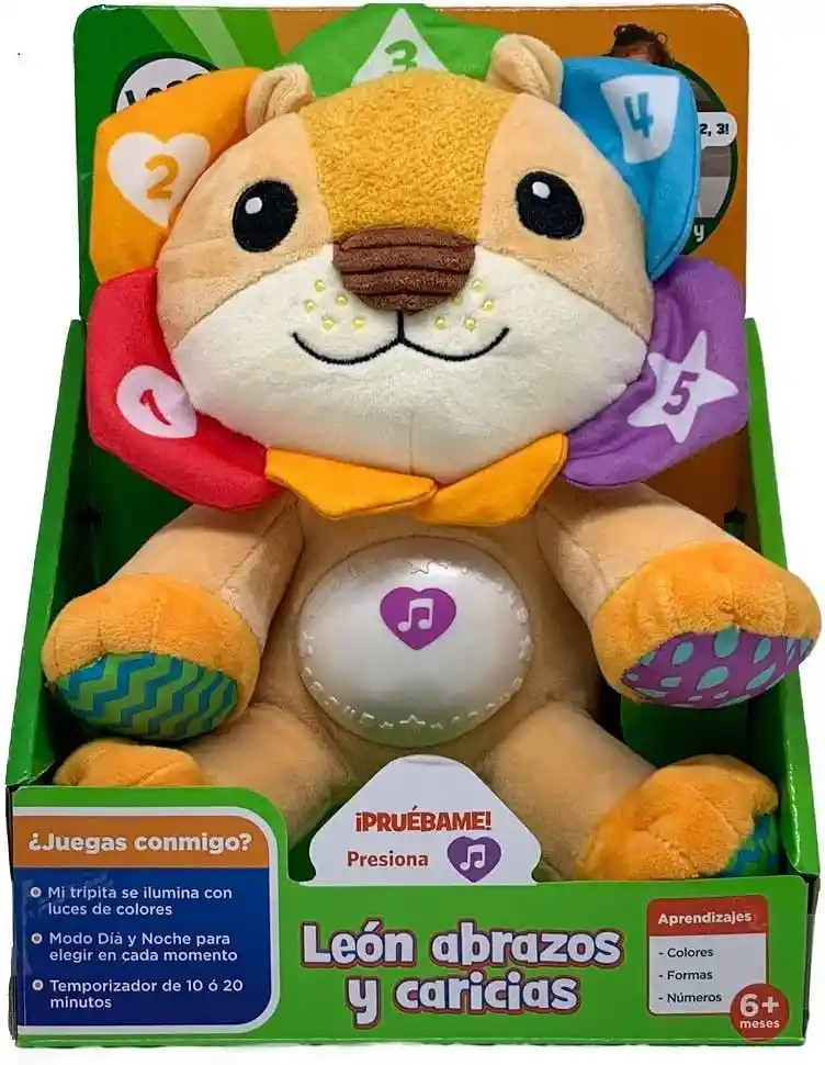 Juguete De Estimulación León Con Luces Y Sonidos Para Niños