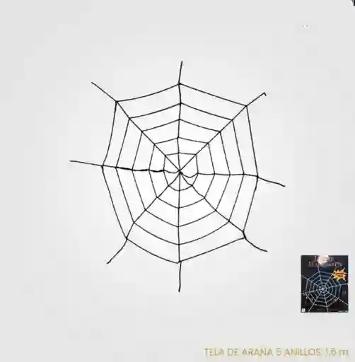 Telaraña En Tela Mediana De 1,5metros