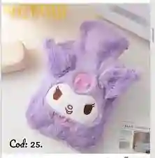 Bolsa De Agua Caliente En Forro De Kuromi Suave 💜