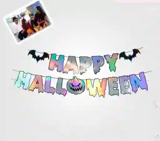 Guirnalda Happy Halloween Tornasolada