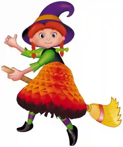 Bruja Para Colgar En 3d Grande