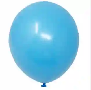 Paquete Por 12 Unidades De Globos Bombas R-9 Color Azul Claro