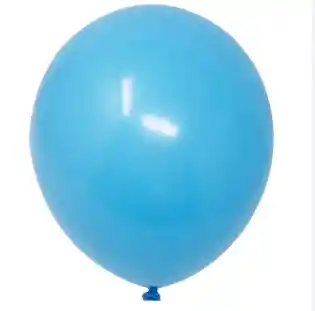 Paquete Por 12 Unidades De Globos Bombas R-9 Color Azul Claro