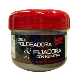 Cera Moldeadora Y Fijadora Wow X 500g Pote