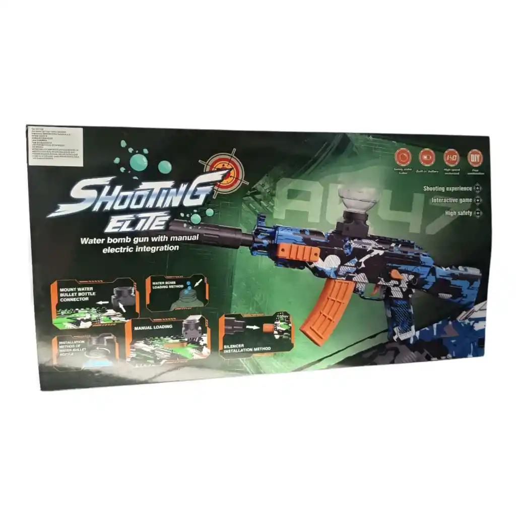 Pistola De Hidrogel Recargable Automática De Orvis