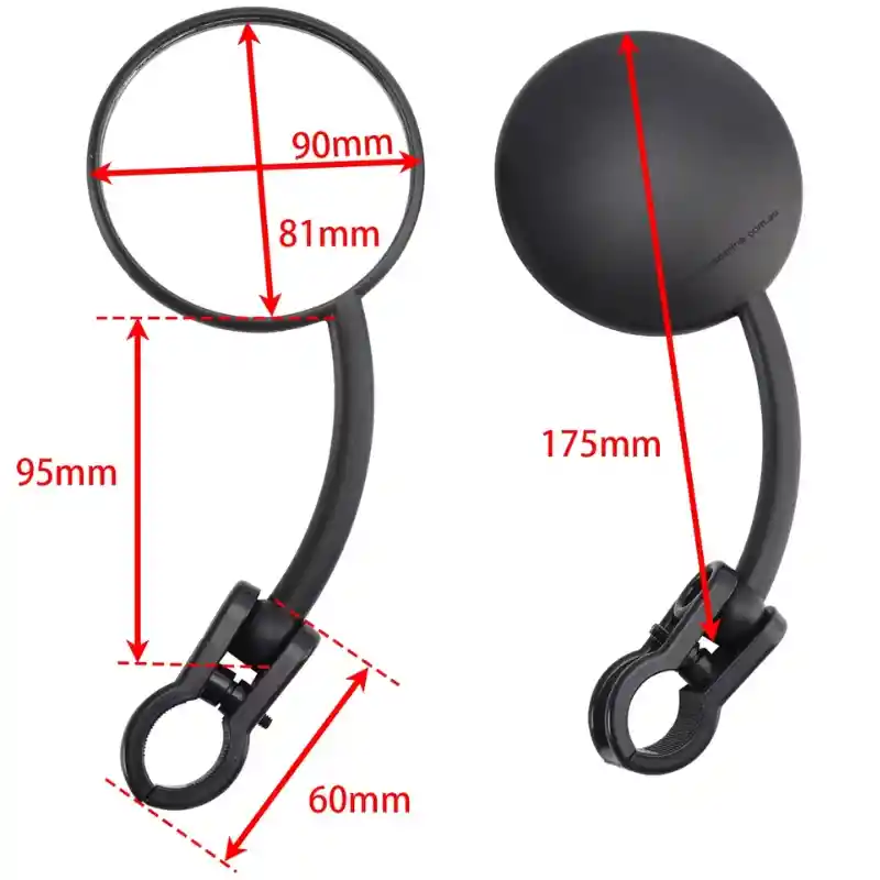 Espejos Fantasma Universal Retrovisores Moto Bici Patineta