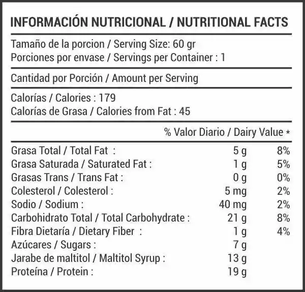 1 Unidad Smart Bar Protein Sabor Chocolate Barra De Proteína Snack Nutritivo