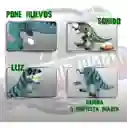 Juguete Dinosaurio Con Luz, Sonido Y Movimiento, Proyector En Pecho