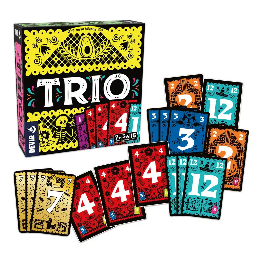 Juego De Mesa Estratégico Trio Para Toda La Familia