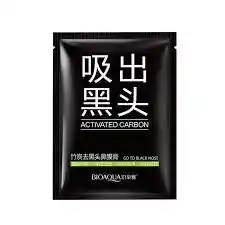 Mascarilla Peel-off De Carbón Activado Bioaqua 🖤⚫