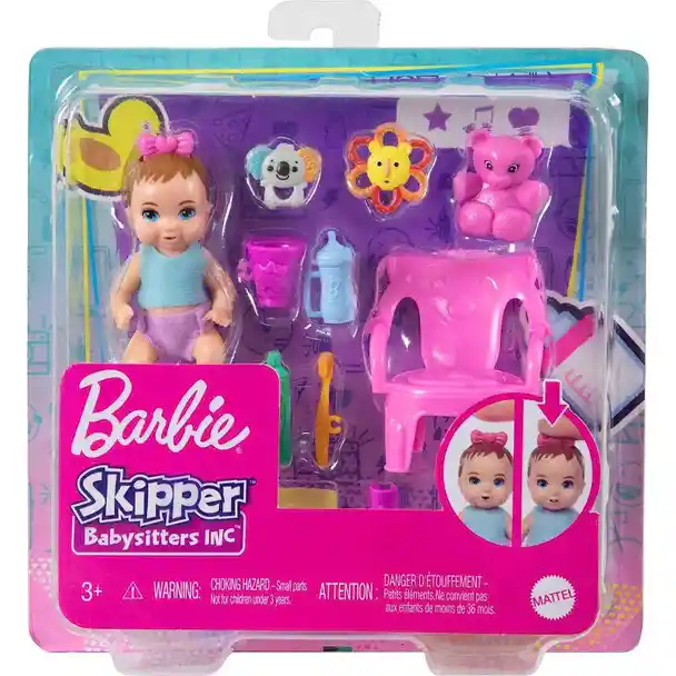 Barbie Skipper Babysitter - Juego De Primer Diente Con Muñeca