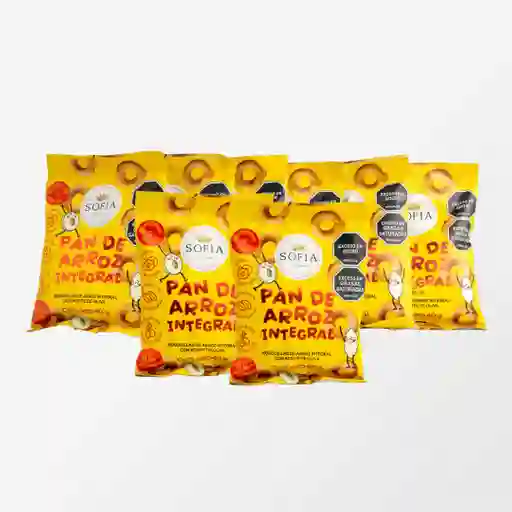 Pan De Arroz Integral X8 Sofia Jaramillo 320g