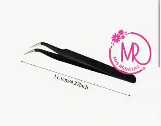 Pinza Para Aplicación De Pestañas Postizas.