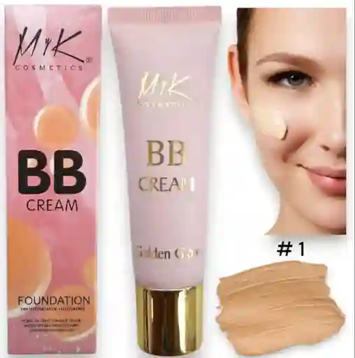Base Bb Cream Golden Glow Myk Para Todo Tipo De Piel
