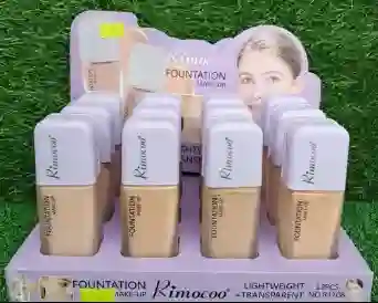 Base De Maquillaje Líquida Rimocoo Foundation Make-up De Acabado Natural