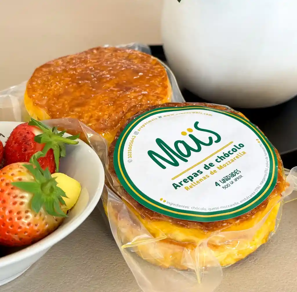 Arepas De Chócolo Rellenas De Queso