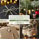 Hilo De Algodon Decorativo Blanco Y Dorado 1.5mm X 100metros