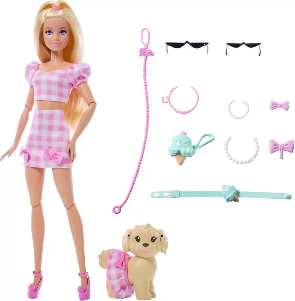 Barbie Muñeca De Moda Deluxe Con Accesorios