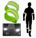 2 Bandas Reflectivas Alta Visibilidad Para Brazo O Pierna – Seguridad Nocturna
