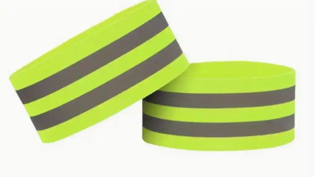 2 Bandas Reflectivas Alta Visibilidad Para Brazo O Pierna – Seguridad Nocturna
