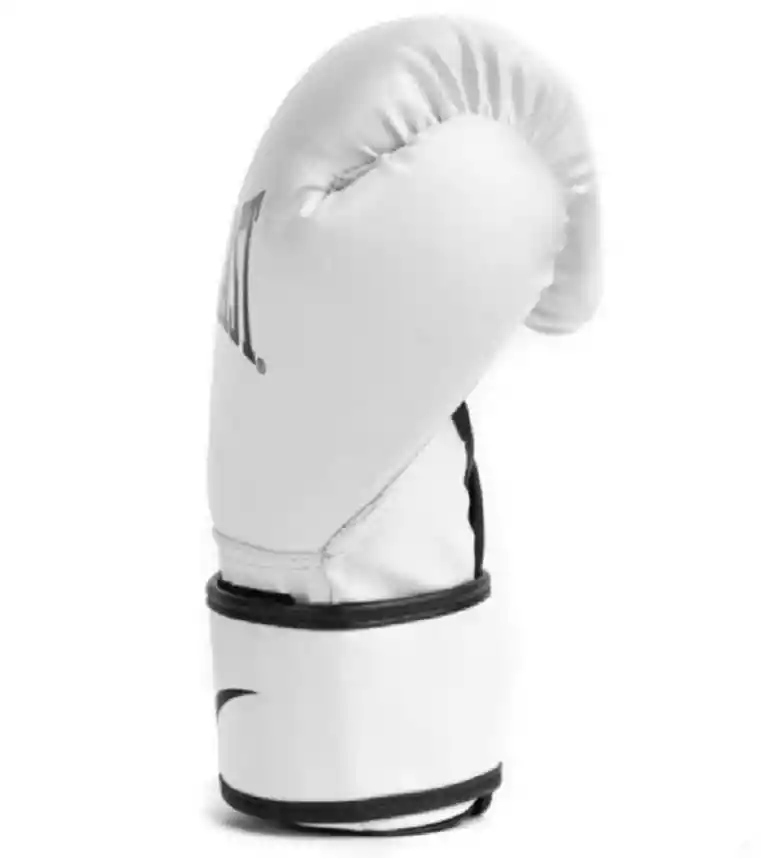 Guantes De Boxeo Profesional Everlast Elite 2 Boxing Gloves/ Blanco - Negro / Talla: S - M
