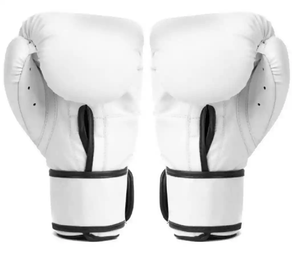 Guantes De Boxeo Profesional Everlast Elite 2 Boxing Gloves/ Blanco - Negro / Talla: S - M