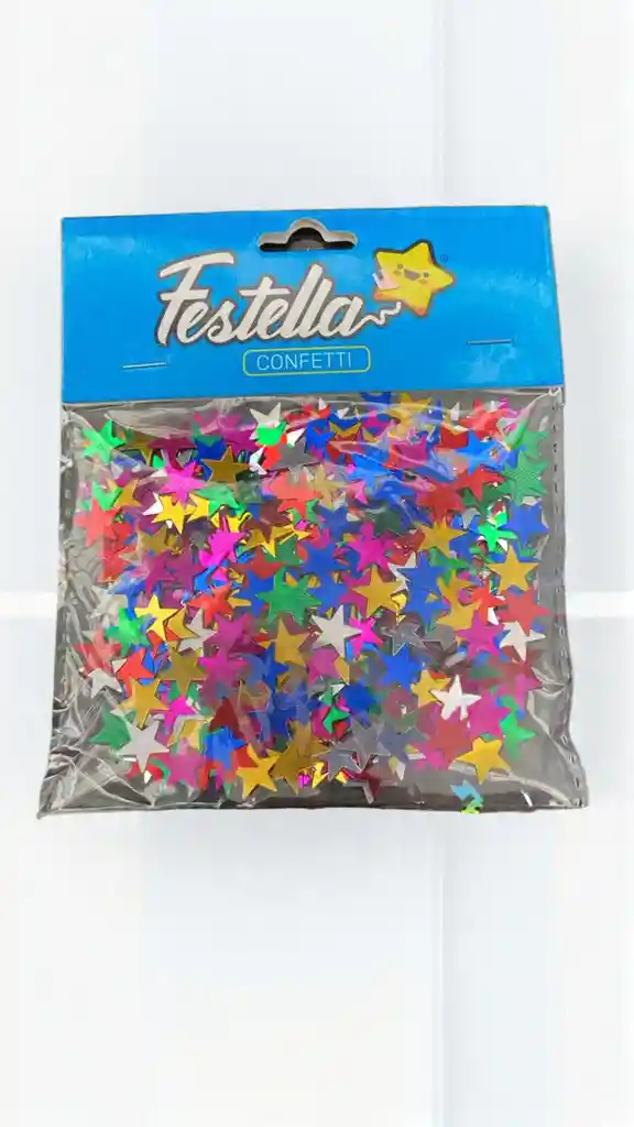 Confeti Diseño Estrellitas De Colores Decoracion De Fiestas