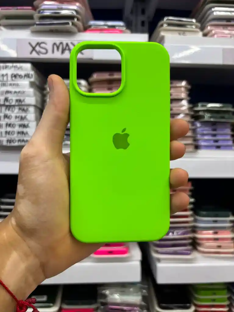 Iphone 11 | Color Verde Fluorescente | Silicone Case | Rigido | Carcasa Protectora | Antihumedad
