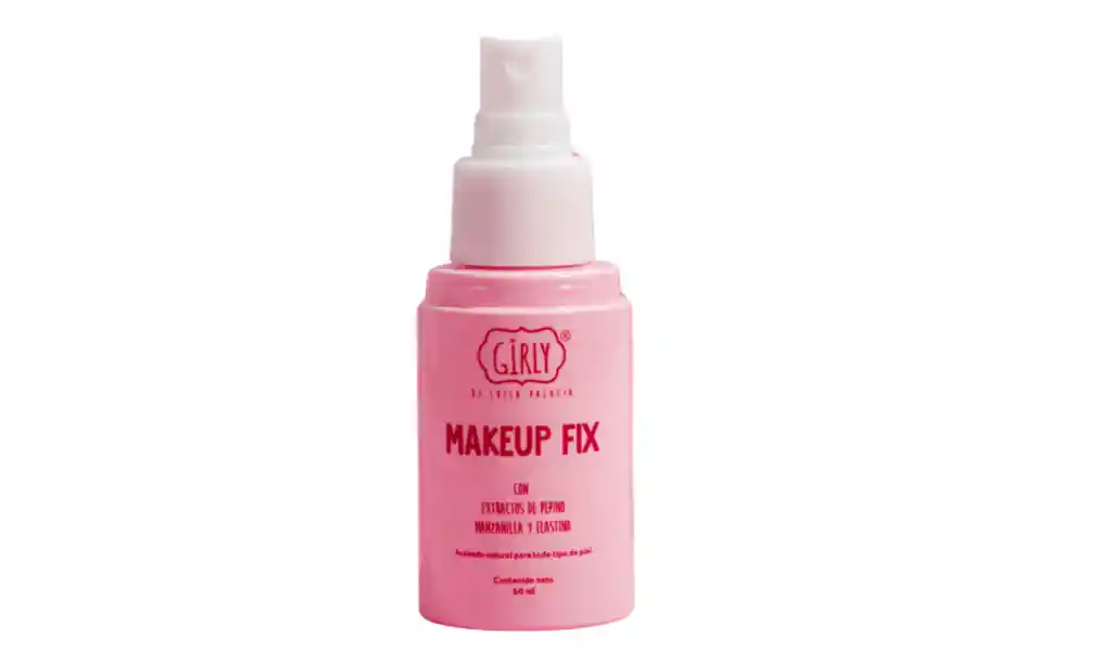 Fijador Maquillaje Rostro Makeup Fix Spray 60 Ml Girly
