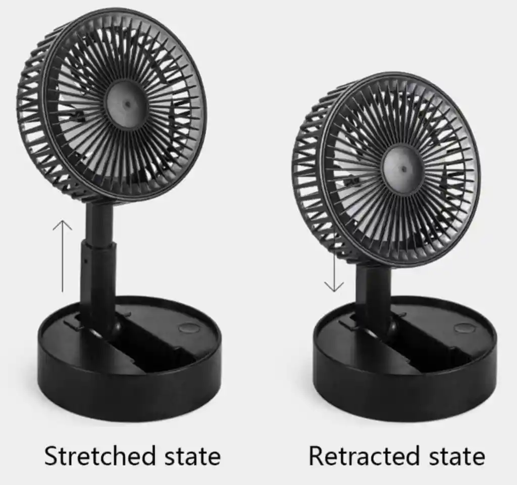 Ventilador Portátil De Mano 4000 Mah Air Usb Recargable Pequeño